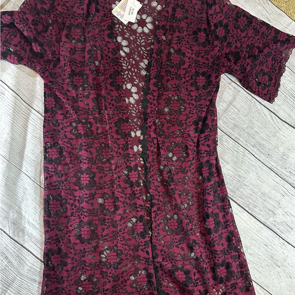 Lularoe Chloe size large NWT komono cardigan